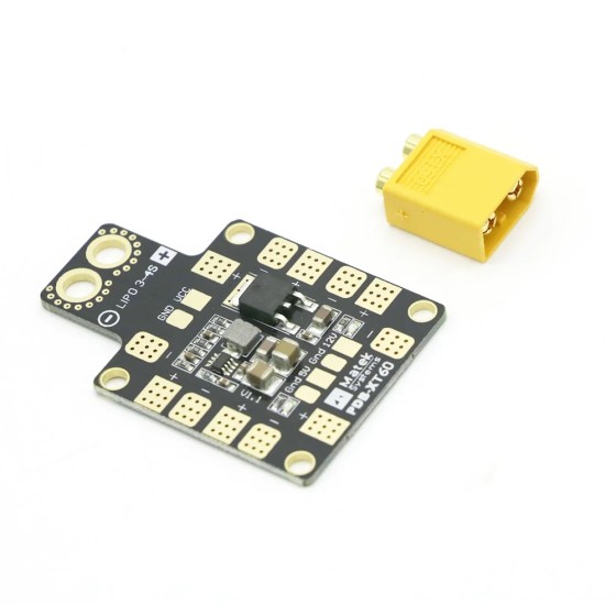 Matek Systems PDB XT60 BEC 12V 2oz Kupfer für RC Helicopter Quadcopter Muliticopter Drone Power Distribution Board